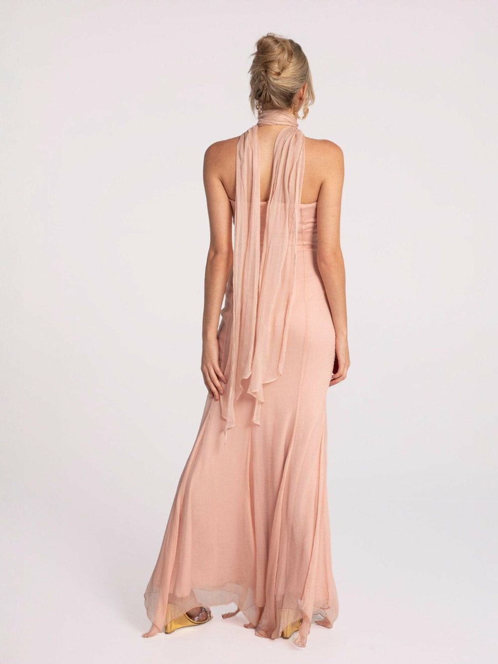 Cassandra Dress: Pink Maxi Dress for Formal Wedding Guest | Nana Jacqueline