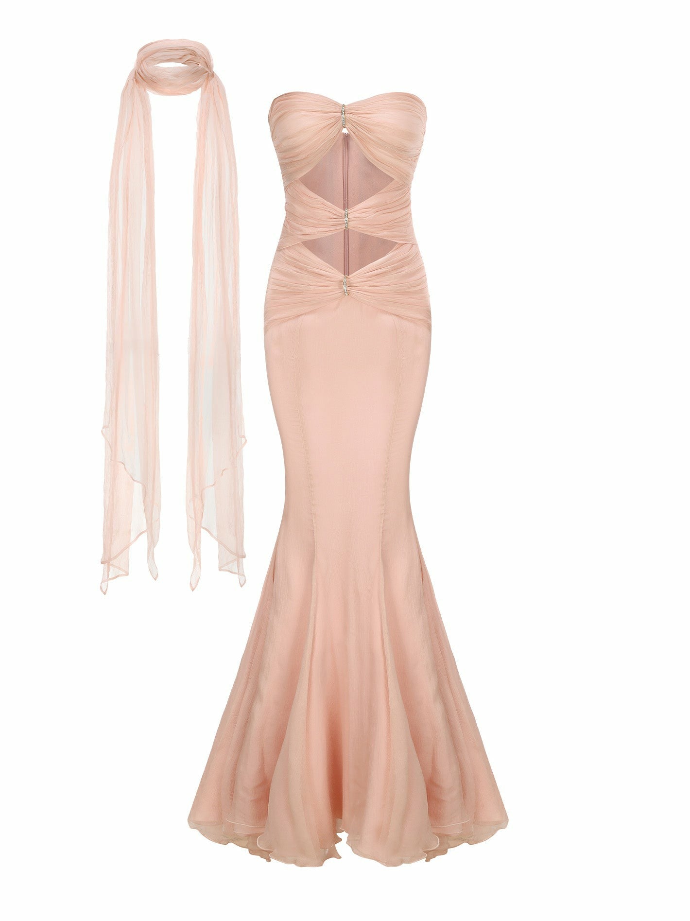 Cassandra Dress: Pink Maxi Dress for Formal Wedding Guest | Nana Jacqueline