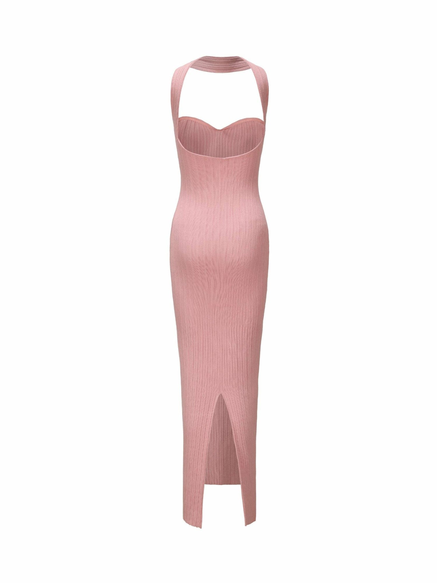 Estelle Knit Dress: Pink Maxi Dress for Date Night | Nana Jacqueline