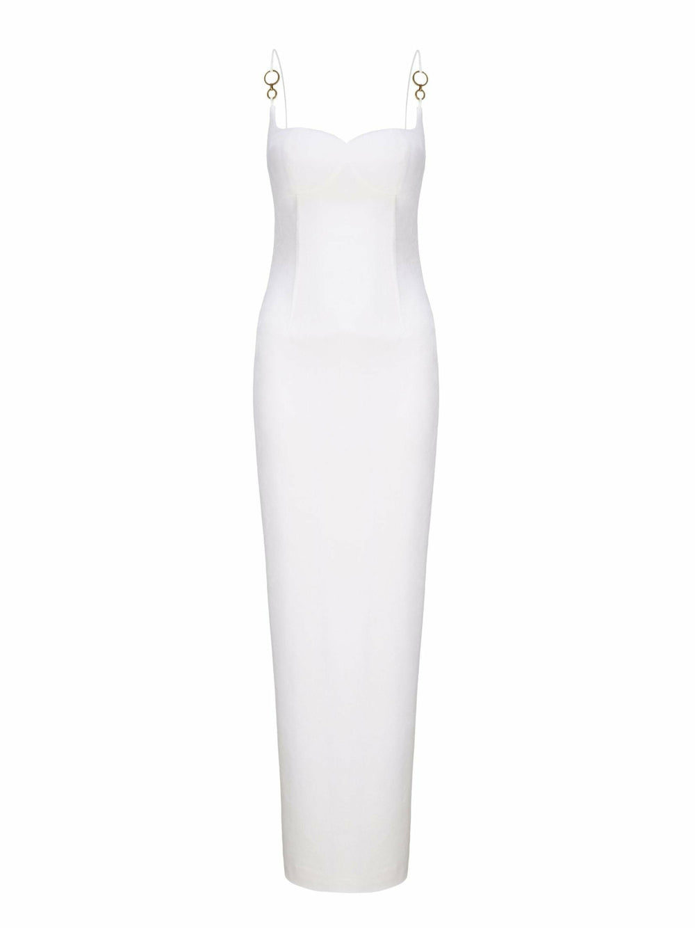 Cynthia Dress: White Maxi Dress for Rehearsal Dinner | Nana Jacqueline