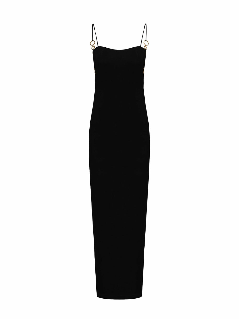 Adeline Dress: Black Maxi Dress for Cocktail Party | Nana Jacqueline