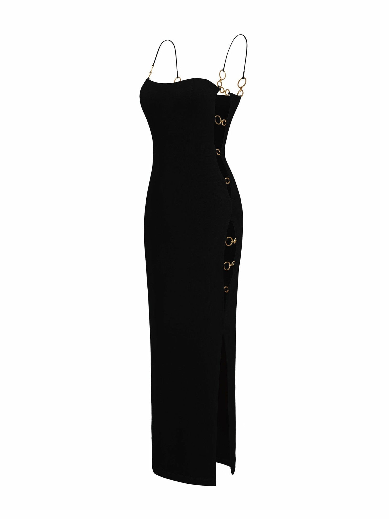 Adeline Dress: Black Maxi Dress for Cocktail Party | Nana Jacqueline