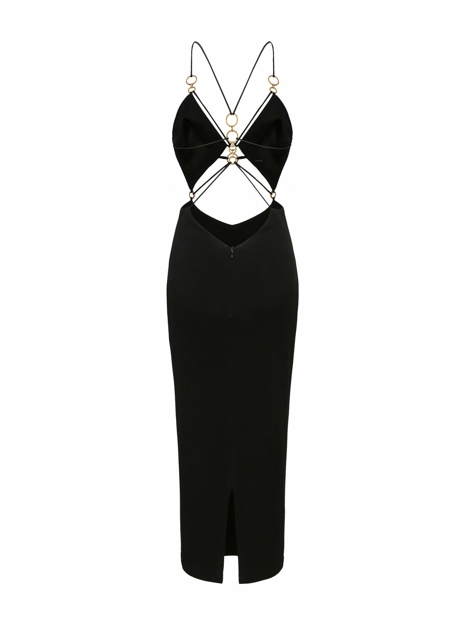 Chiara Dress: Black Maxi Dress for Cocktail Party | Nana Jacqueline
