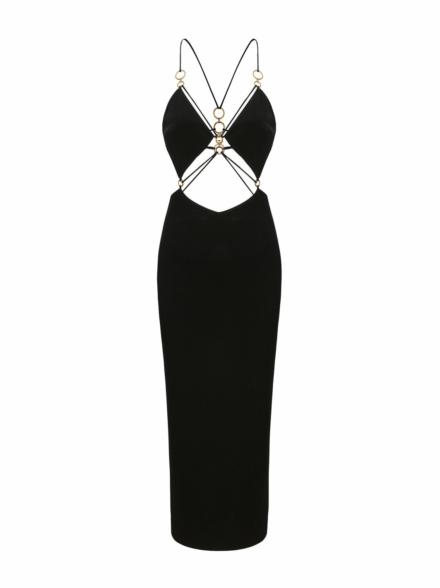 Chiara Dress: Black Maxi Dress for Cocktail Party | Nana Jacqueline