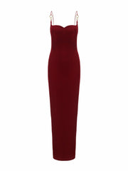 Gigi Dress: Red Maxi Dress for Formal Wedding Guest | Nana Jacqueline