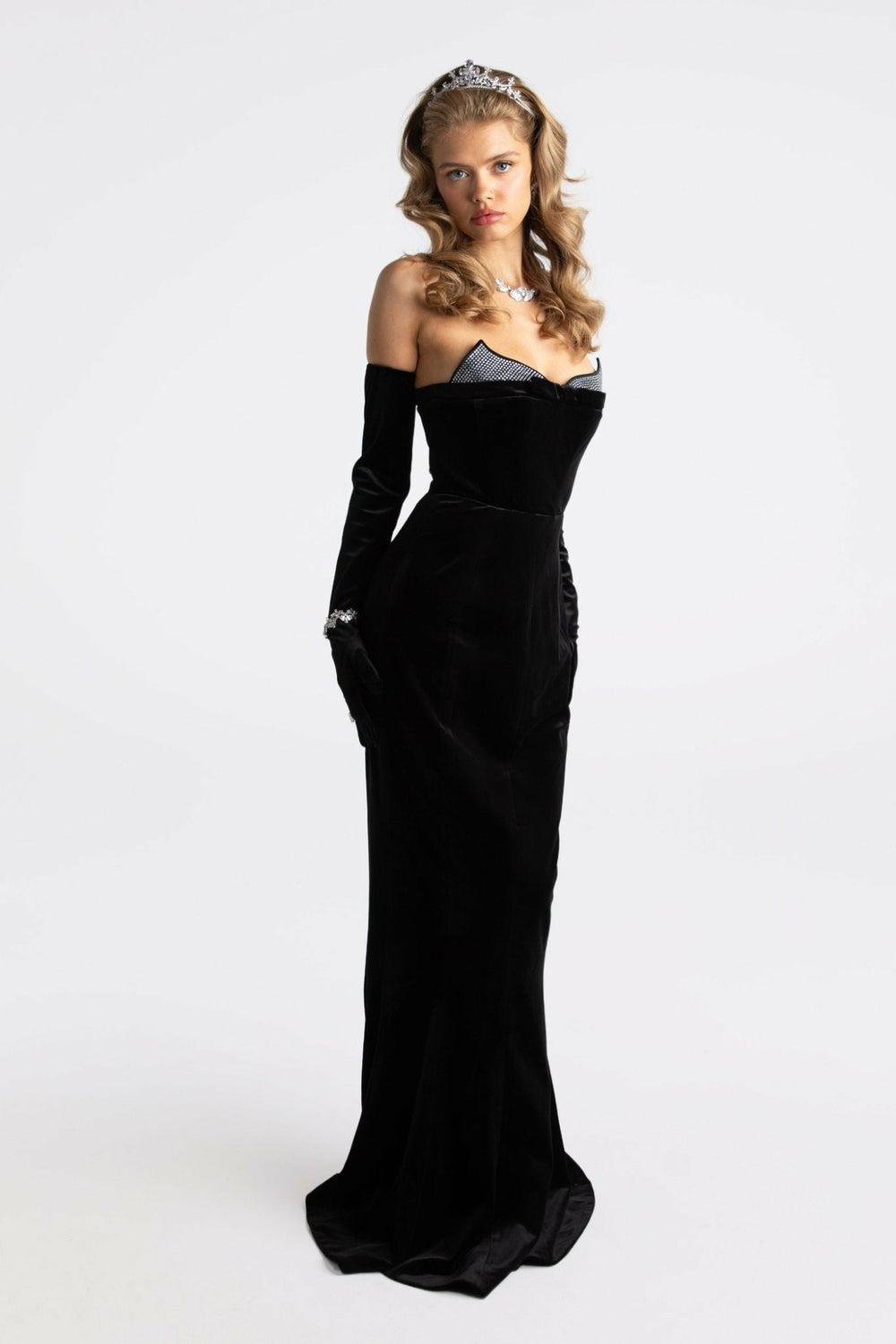 Juliana Velvet Dress: Black Maxi Dress for Formal Event | Nana Jacqueline