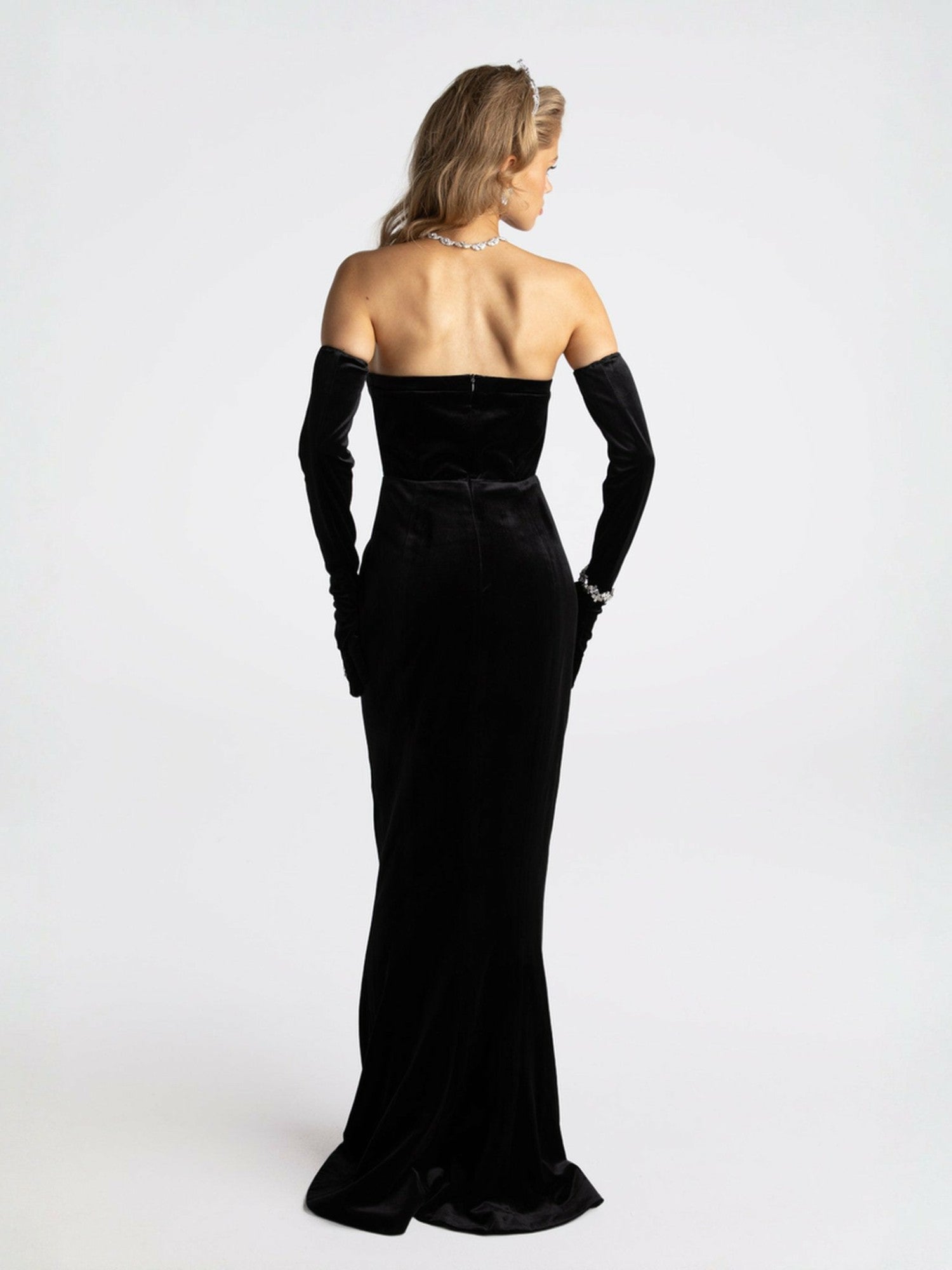 Juliana Velvet Dress: Black Maxi Dress for Formal Event | Nana Jacqueline