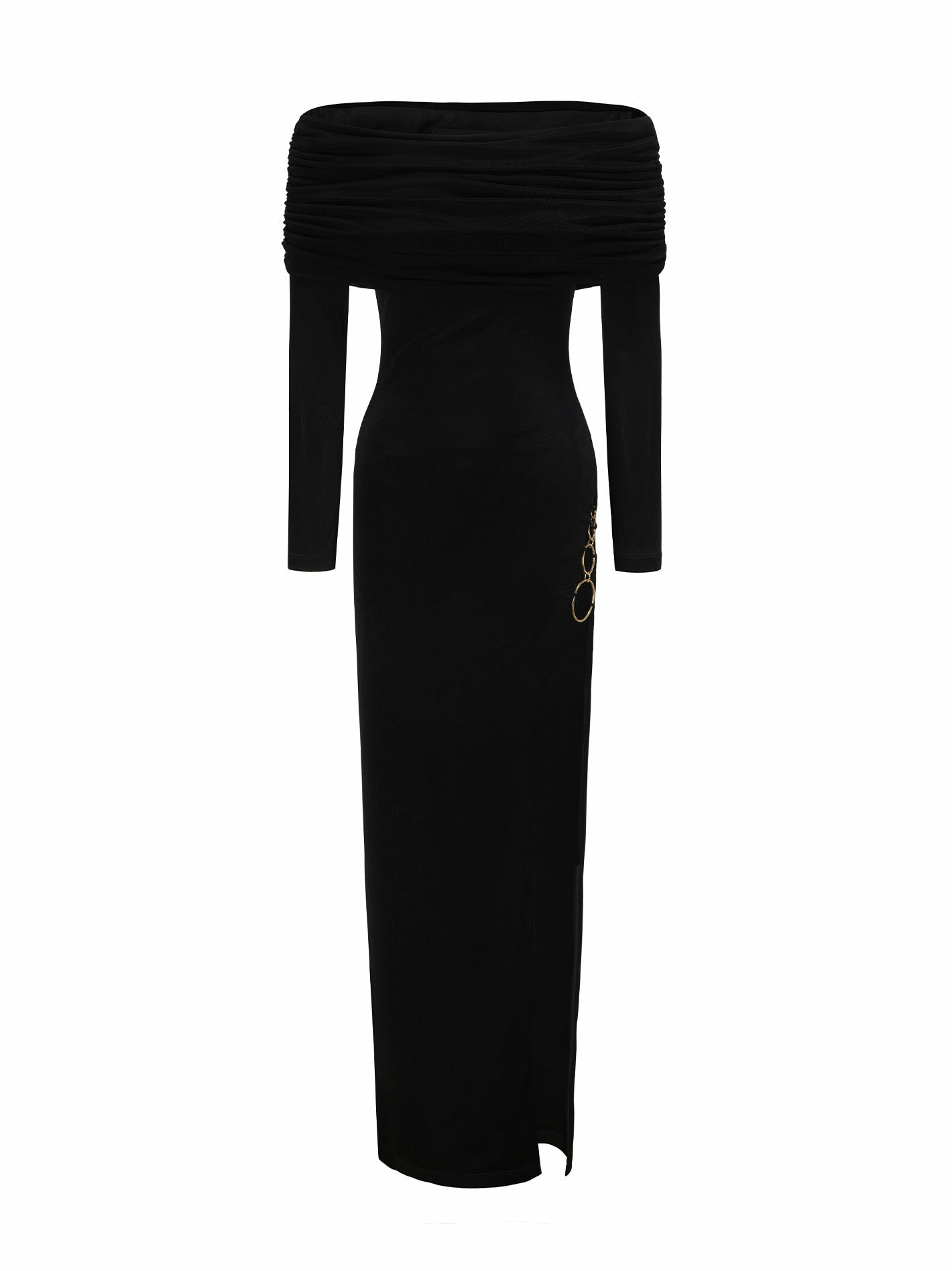 Evianna Dress: Black Maxi Dress for Cocktail Party | Nana Jacqueline