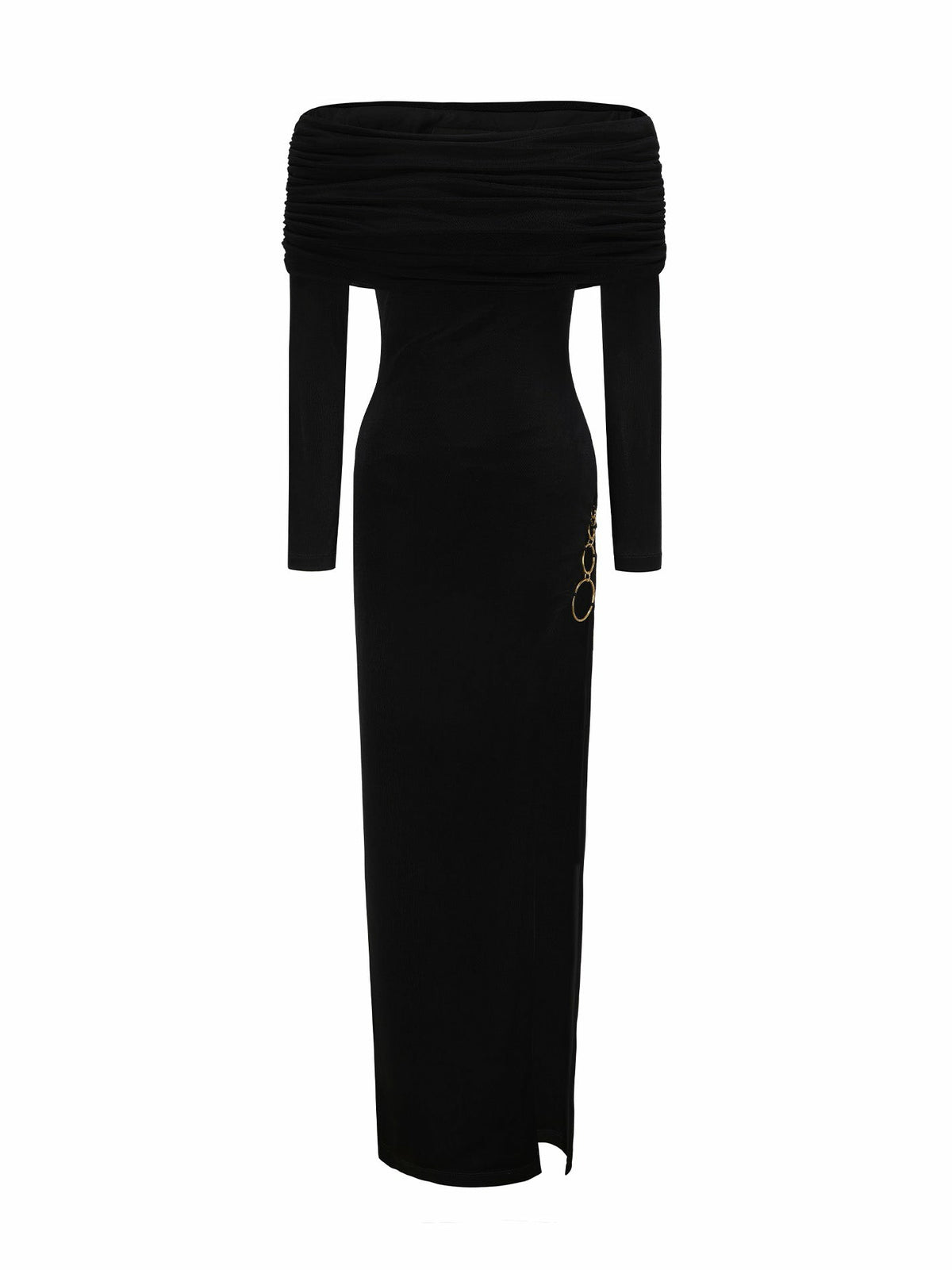 Evianna Dress: Black Maxi Dress for Cocktail Party | Nana Jacqueline