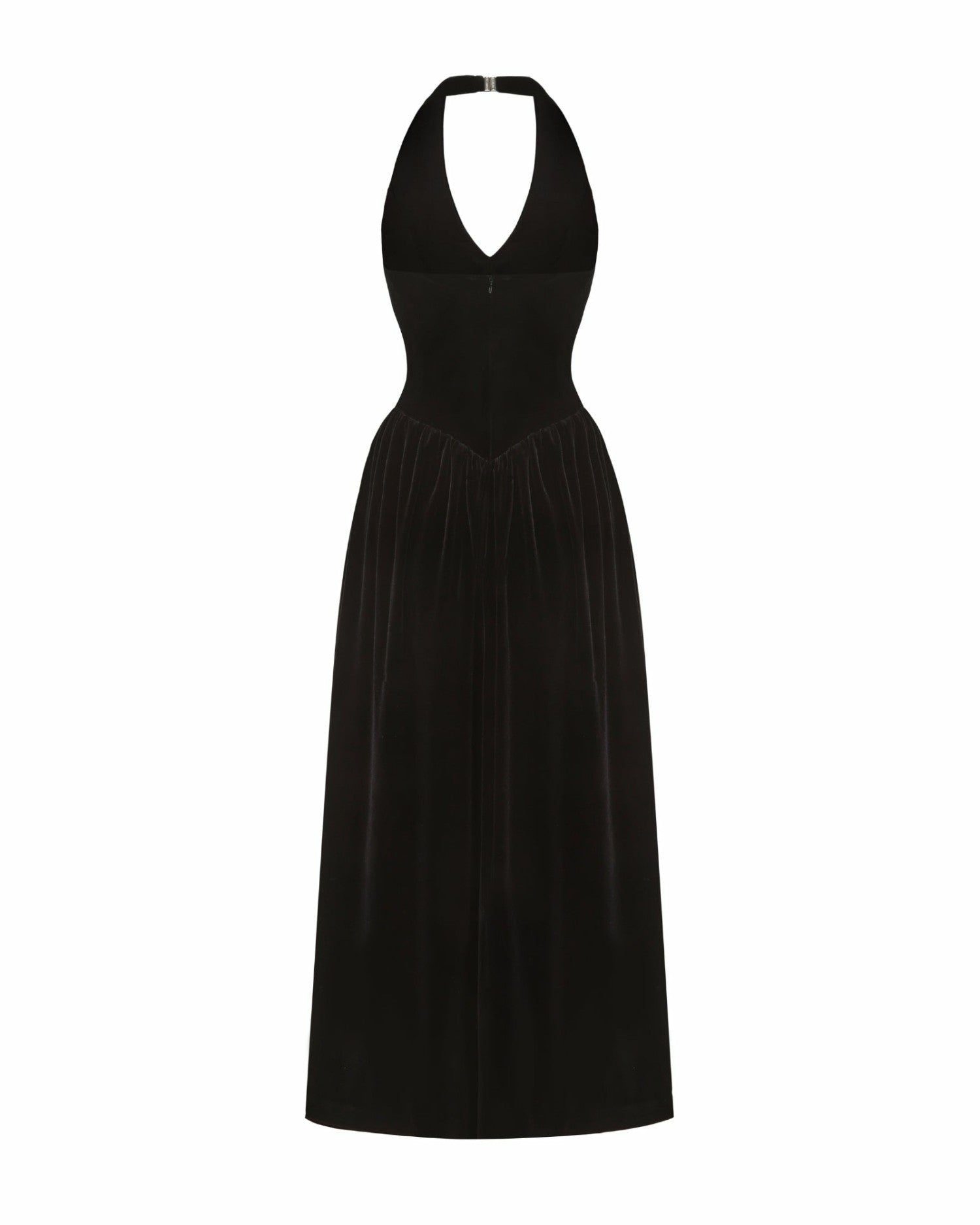 Sabine Velvet Maxi Dress: Black Maxi Dress for Cocktail Party | Nana Jacqueline