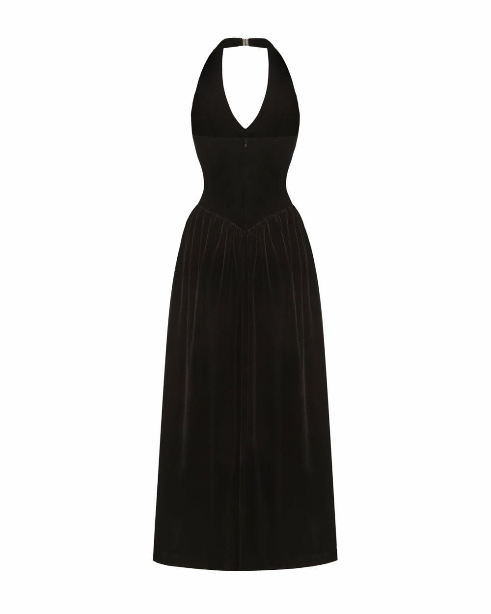 Sabine Velvet Maxi Dress: Black Maxi Dress for Cocktail Party | Nana Jacqueline