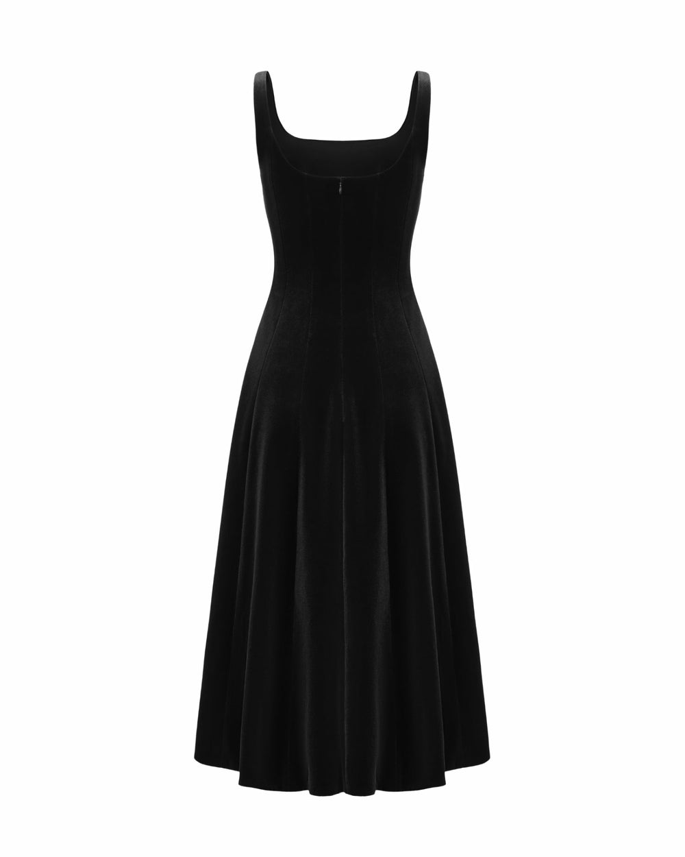 Eleanora Velvet Maxi Dress: Black Maxi Dress for Cocktail Party | Nana Jacqueline