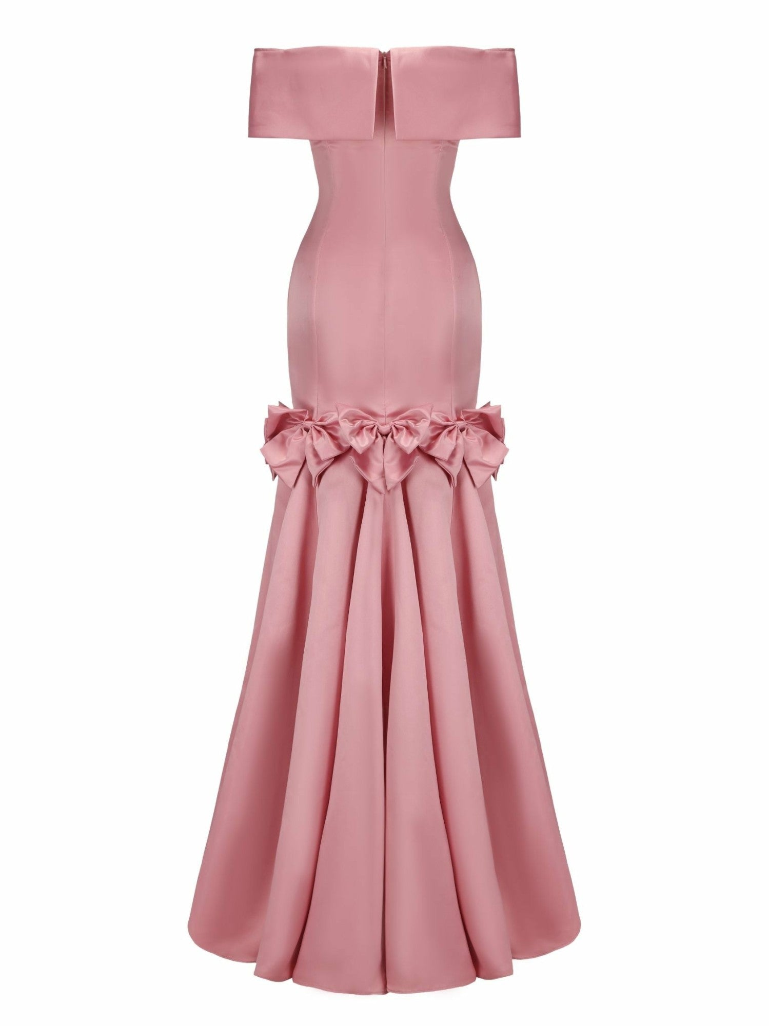 Madeline Bow Dress: Pink Gown for Formal Wedding Guest | Nana Jacqueline