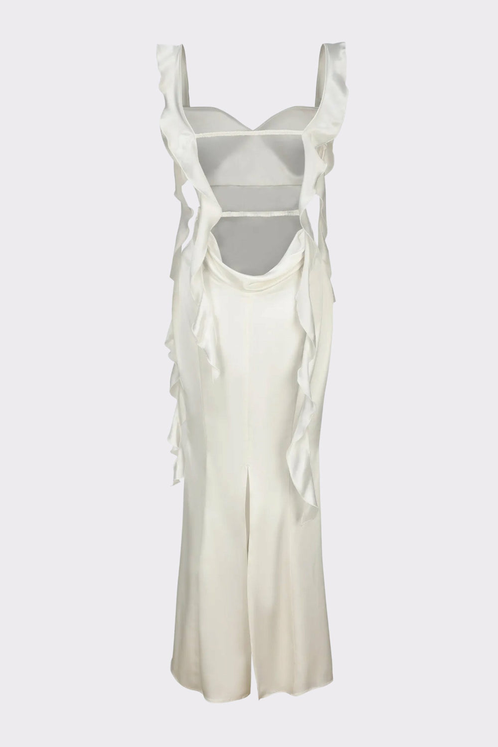 Caroline Dress: White Maxi Dress for Rehearsal Dinner | Nana Jacqueline