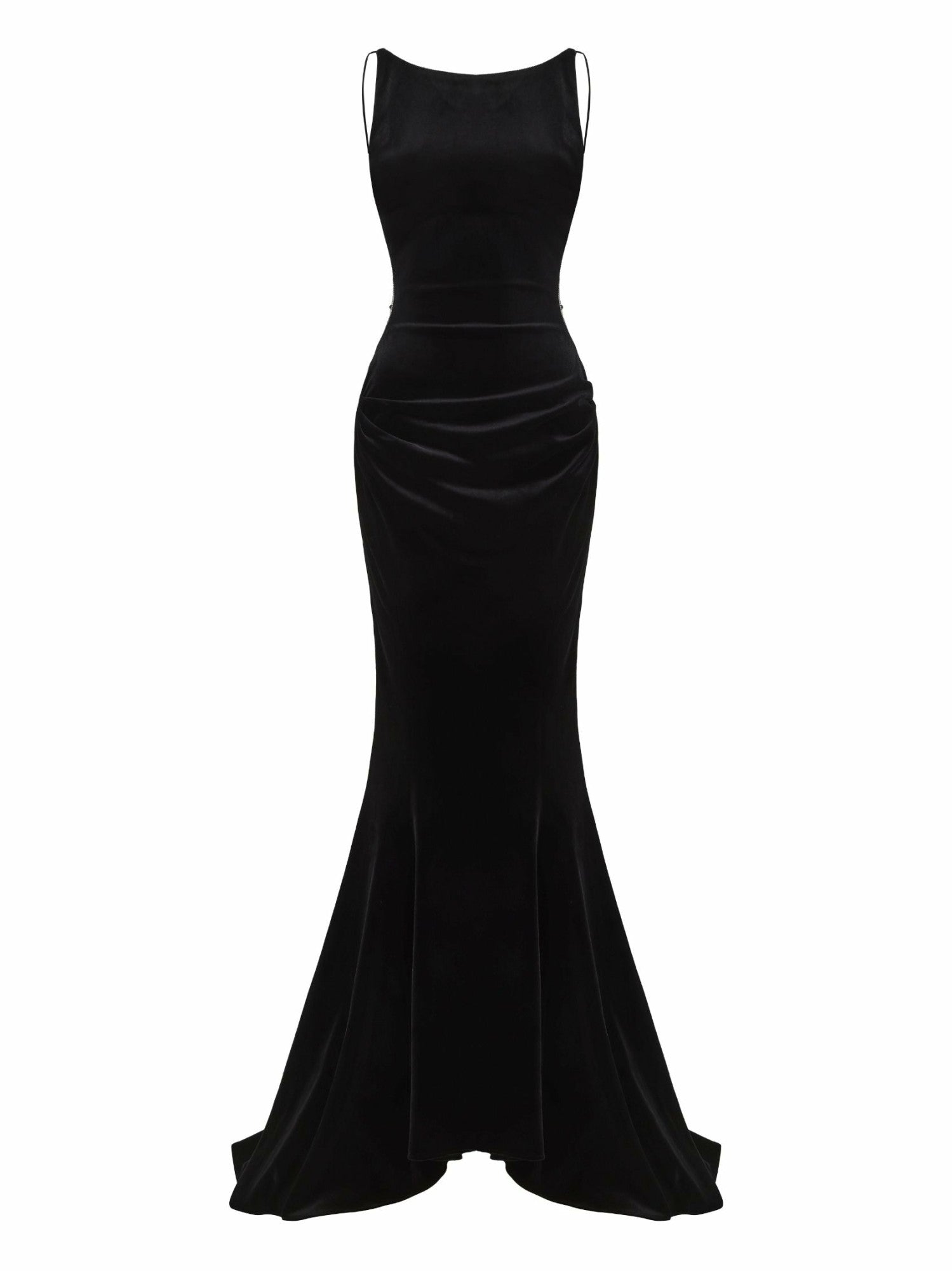 Pauline Velvet Dress: Black Maxi Dress for Formal Events | Nana Jacqueline