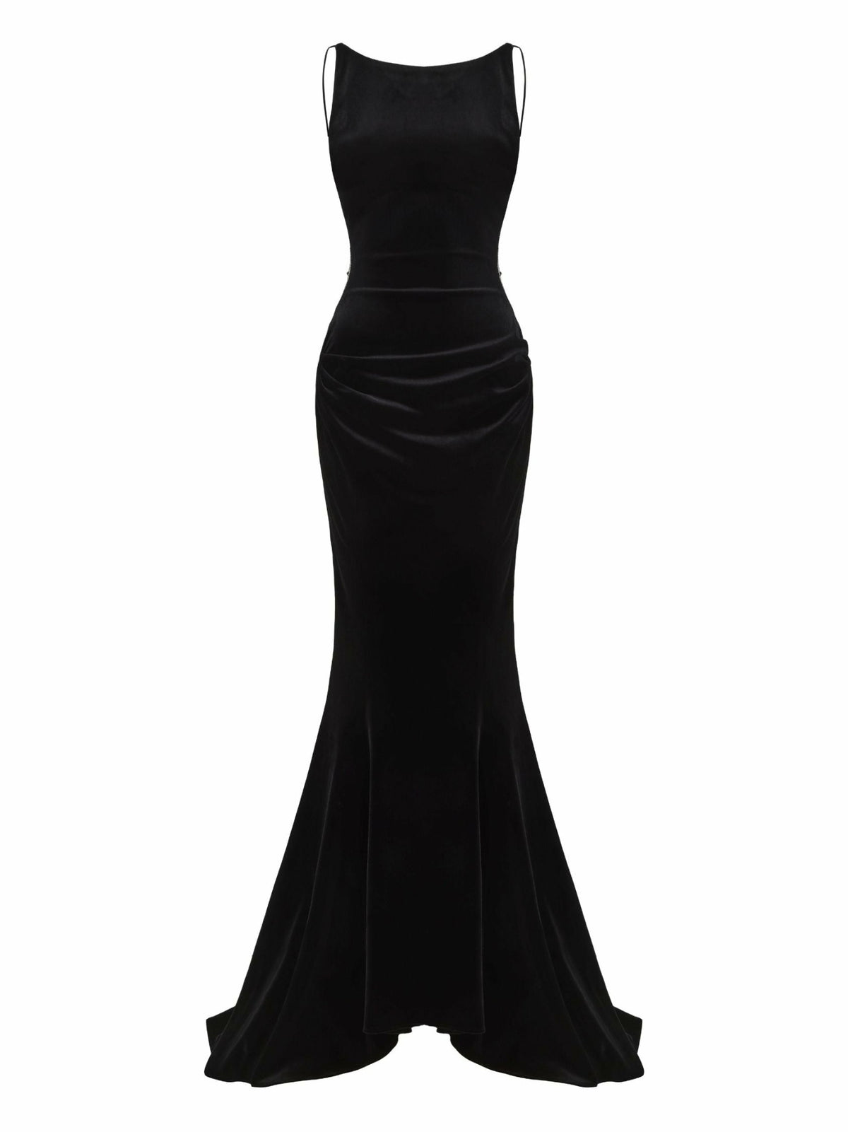 Pauline Velvet Dress: Black Maxi Dress for Formal Events | Nana Jacqueline