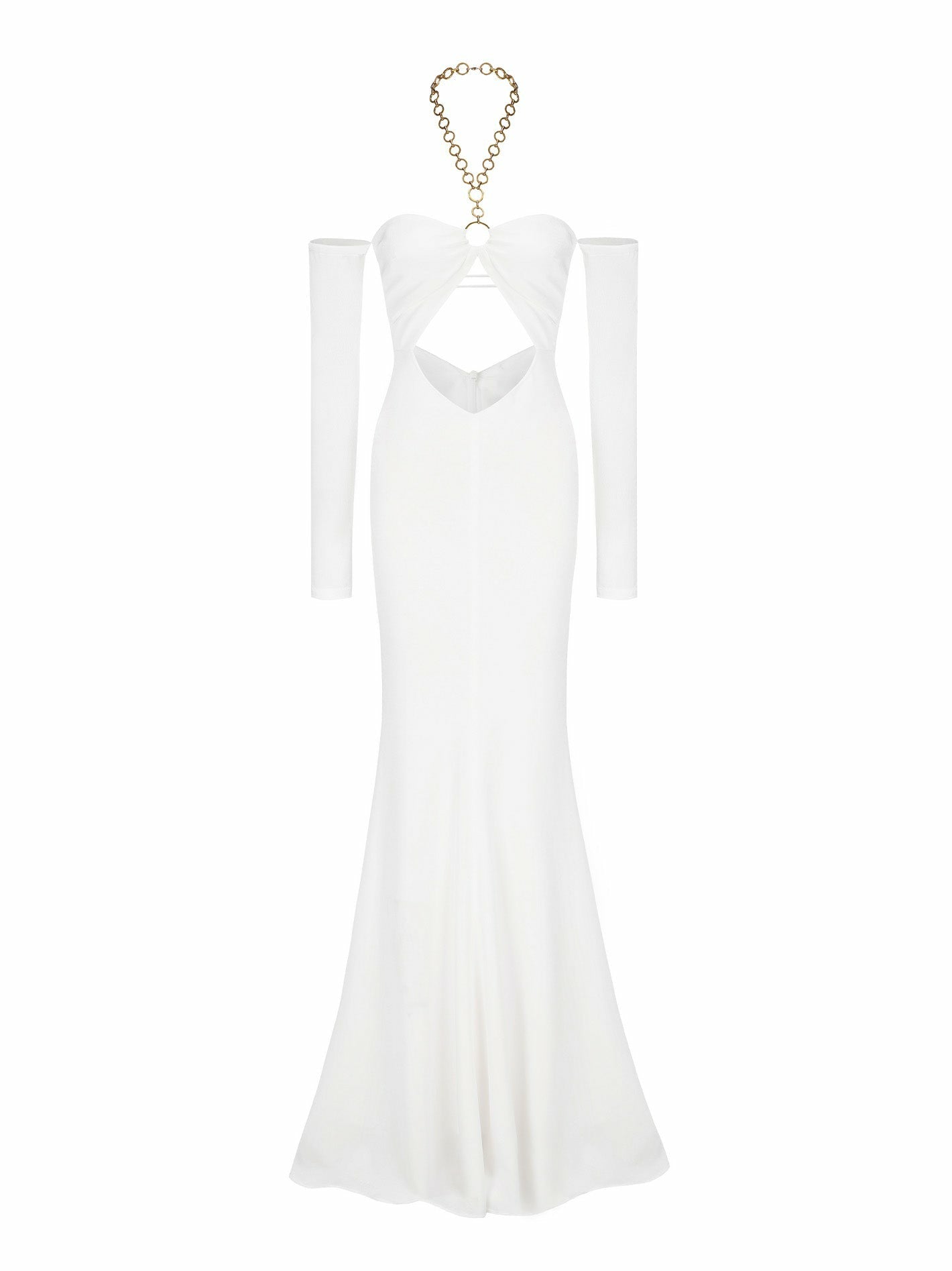 Aviana Dress: White Maxi Dress for Wedding After-Party | Nana Jacqueline