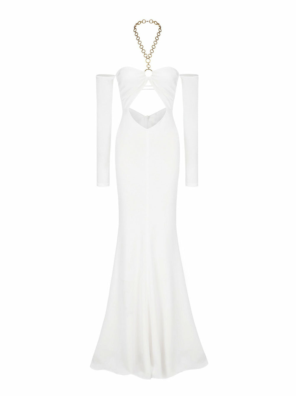 Aviana Dress: White Maxi Dress for Wedding After-Party | Nana Jacqueline