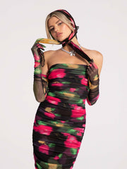 Cordelia Dress: Floral Maxi Dress for Cocktail Party | Nana Jacqueline