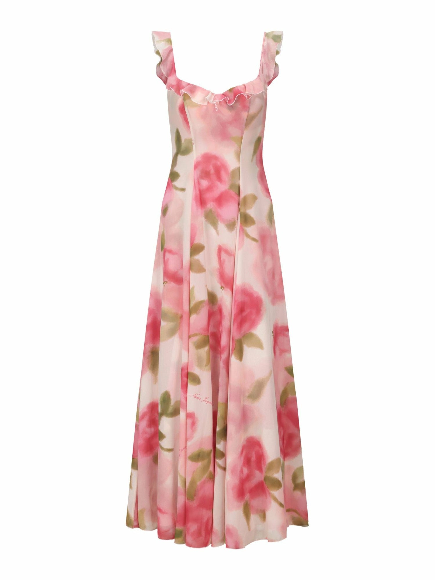 Evie Dress: Pink Maxi Dress for Garden Wedding Guest | Nana Jacqueline