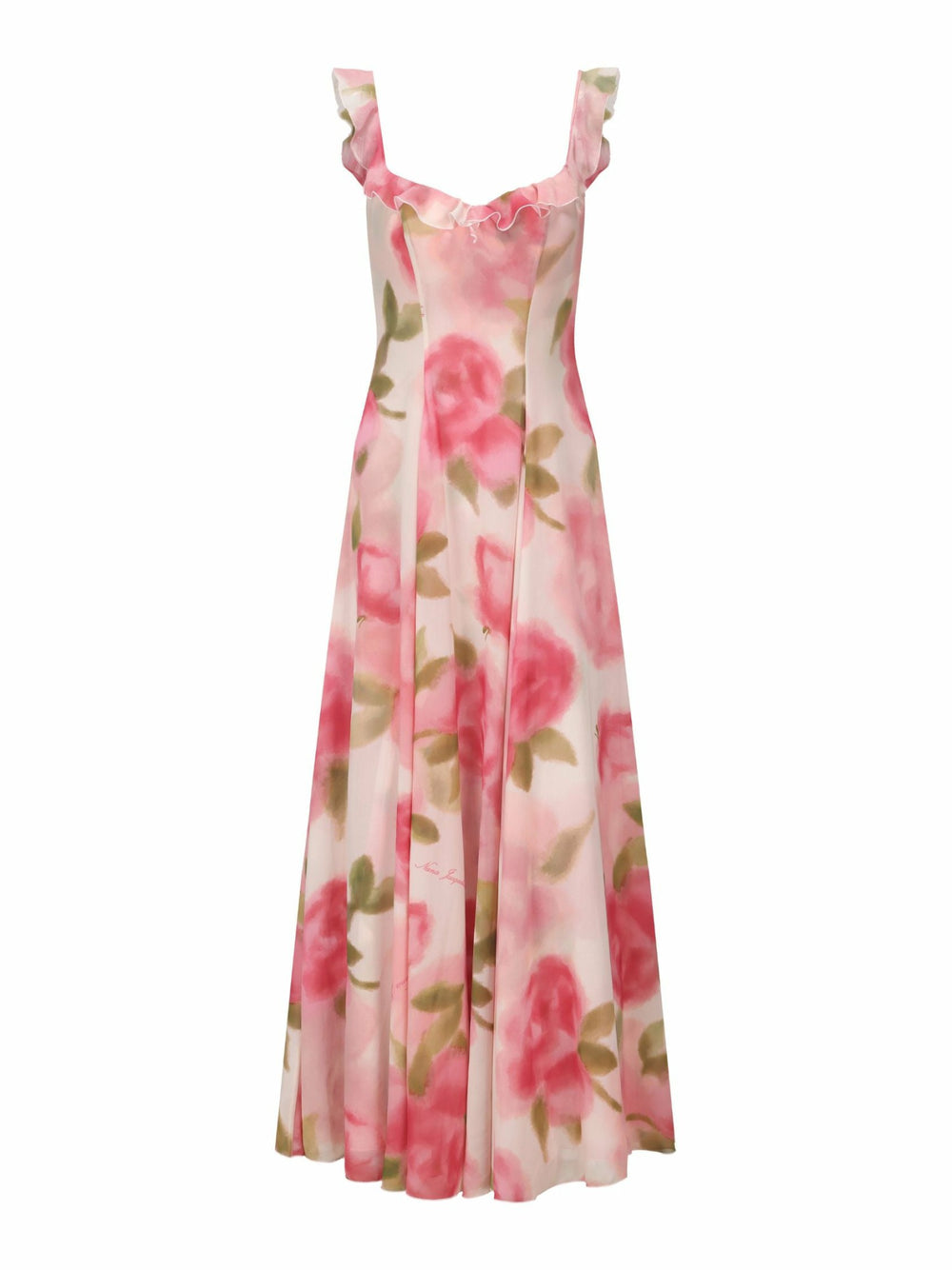 Evie Dress: Pink Maxi Dress for Garden Wedding Guest | Nana Jacqueline