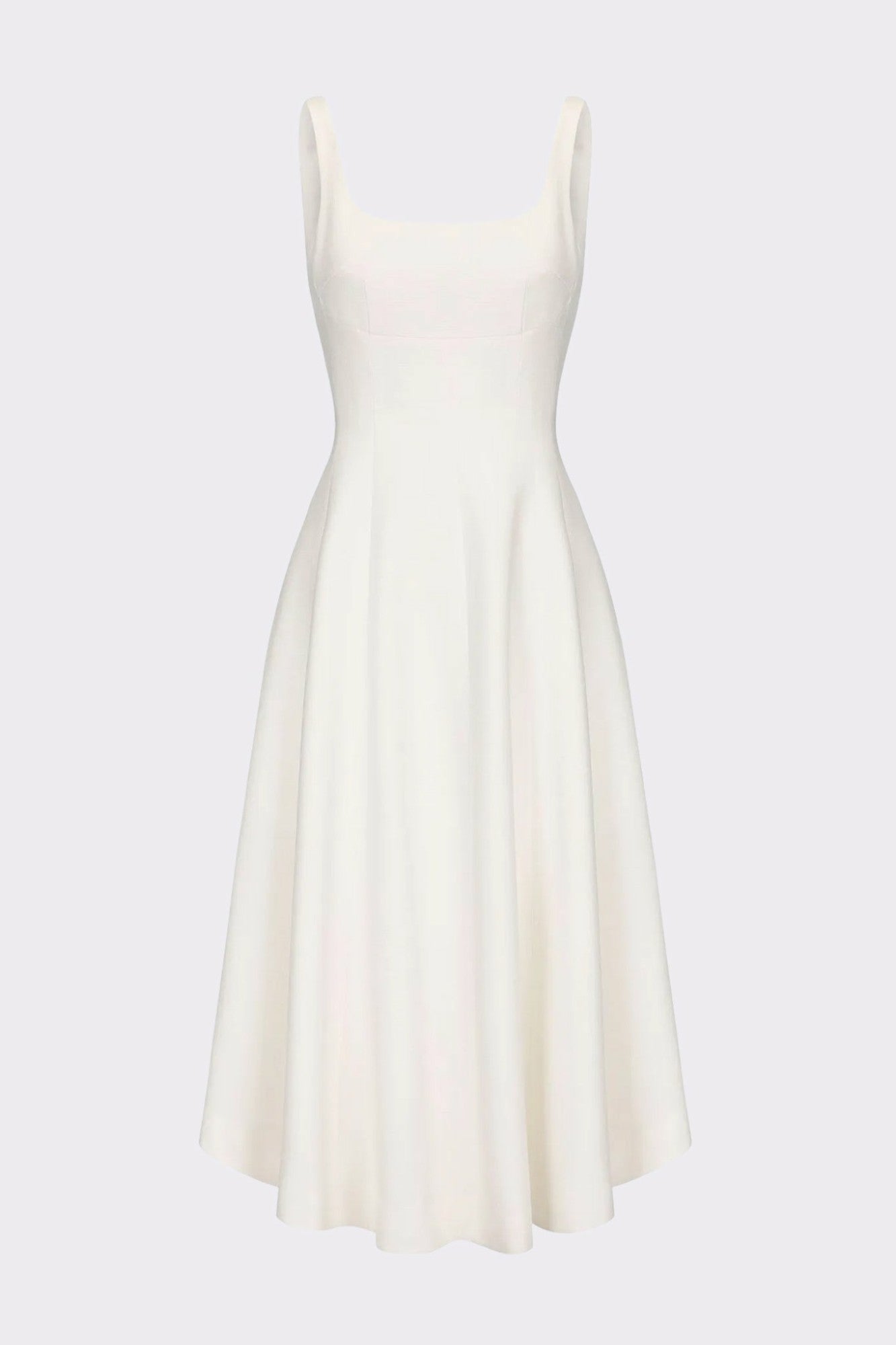 Josephine Dress: White Midi Dress for Bridal Shower | Nana Jacqueline