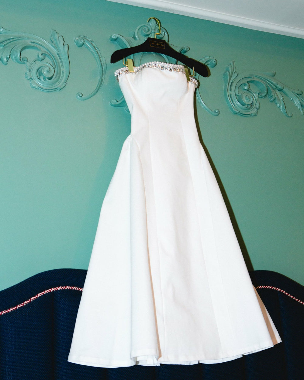 Nicolette Dress: White Midi Dress for Bridal Shower | Nana Jacqueline