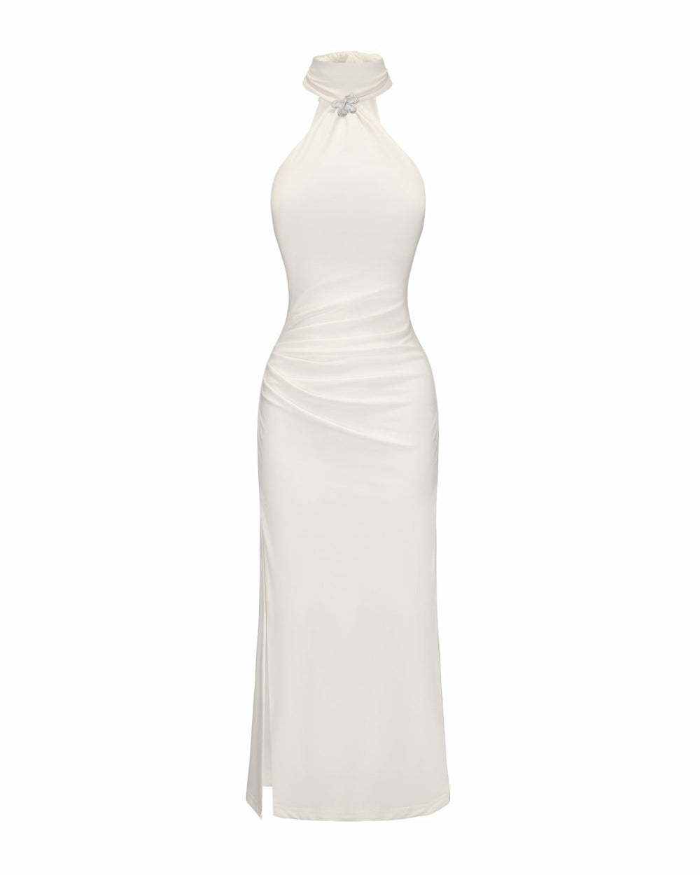 Eliana Dress: White Midi Dress for Rehearsal Dinner | Nana Jacqueline