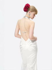 Fiona Dress: White Midi Dress for Bridal Shower | Nana Jacqueline