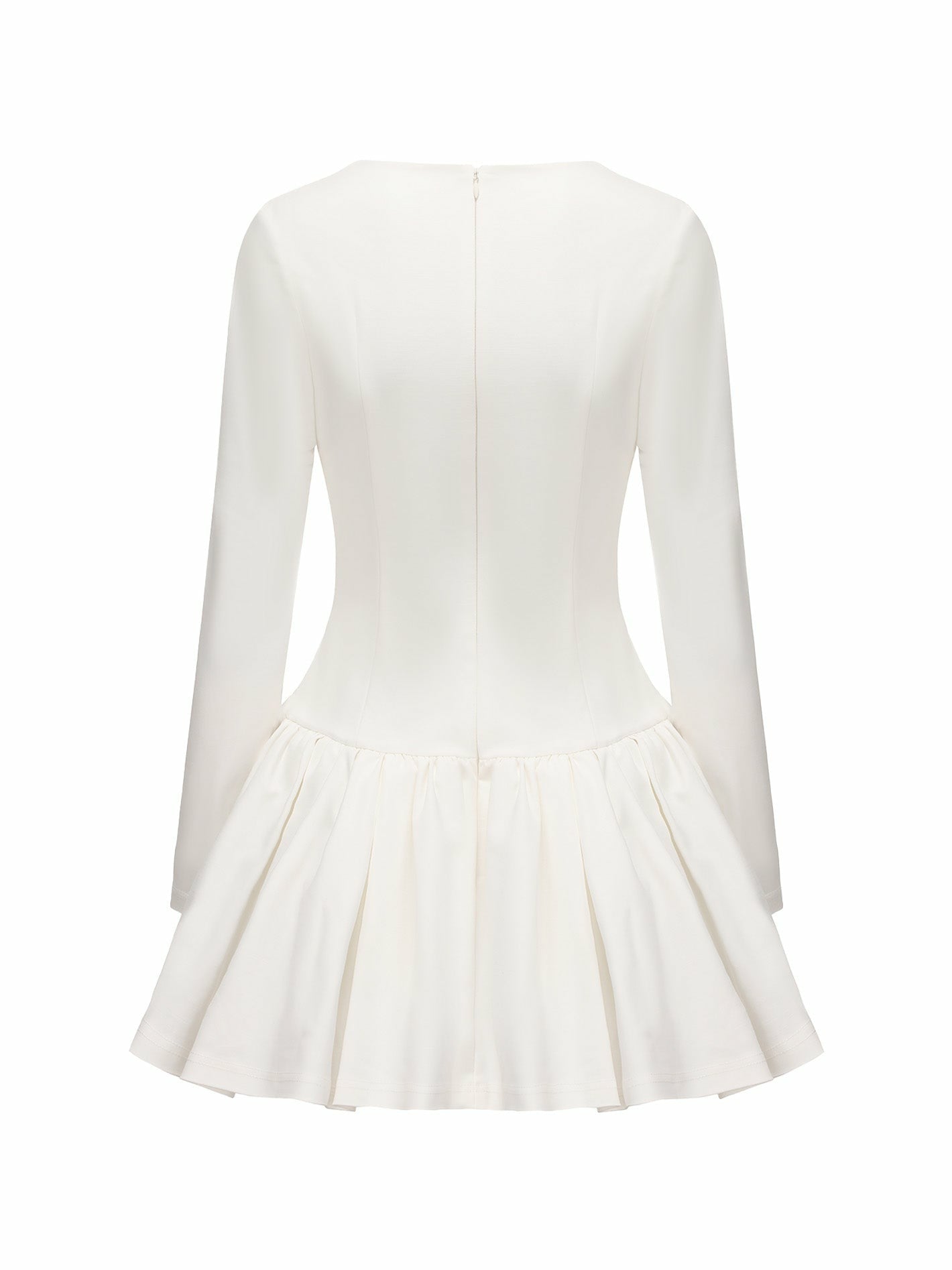 Audrina Dress: White Mini Dress for Bridal Shower | Nana Jacqueline