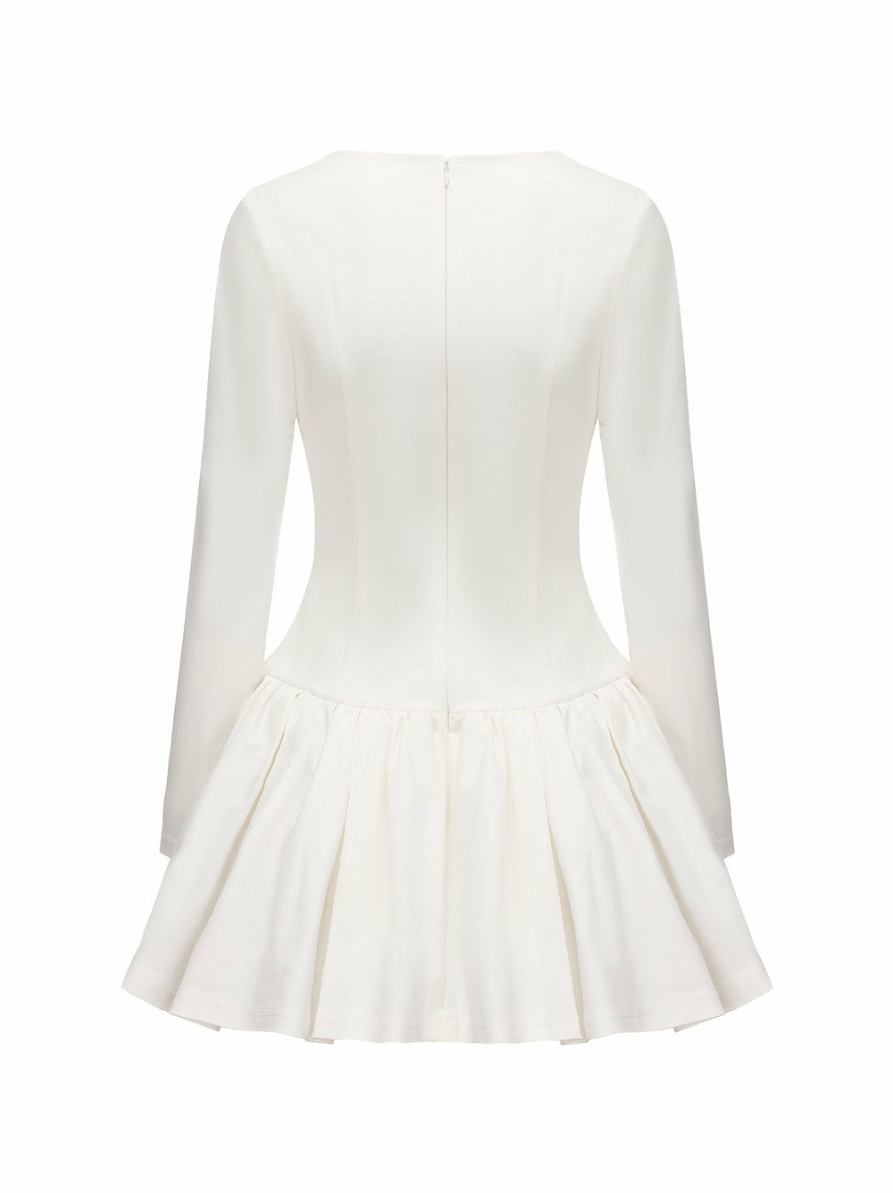 Audrina Dress: White Mini Dress for Bridal Shower | Nana Jacqueline
