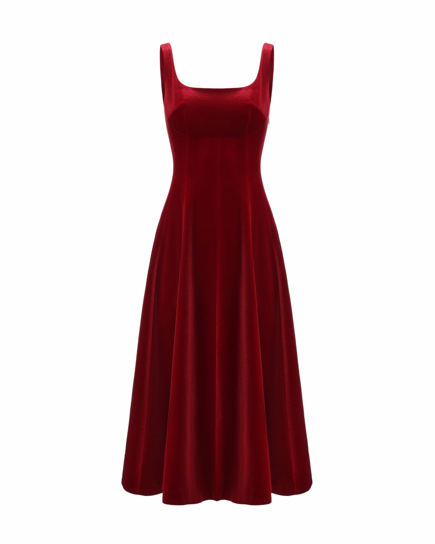 Eleanora Velvet Maxi Dress: Red Maxi Dress for Formal Events | Nana Jacqueline