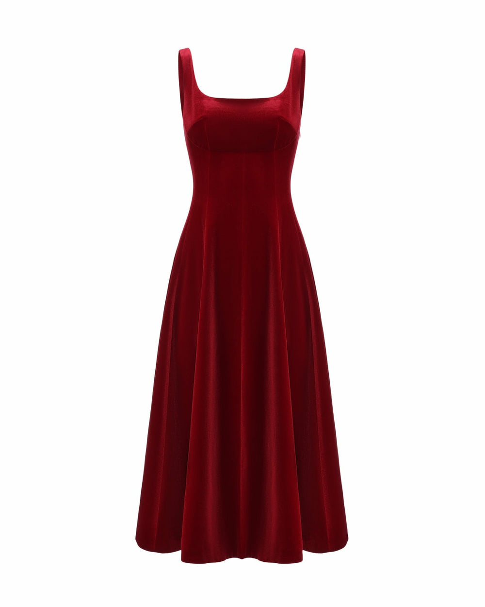 Eleanora Velvet Maxi Dress: Red Maxi Dress for Formal Events | Nana Jacqueline