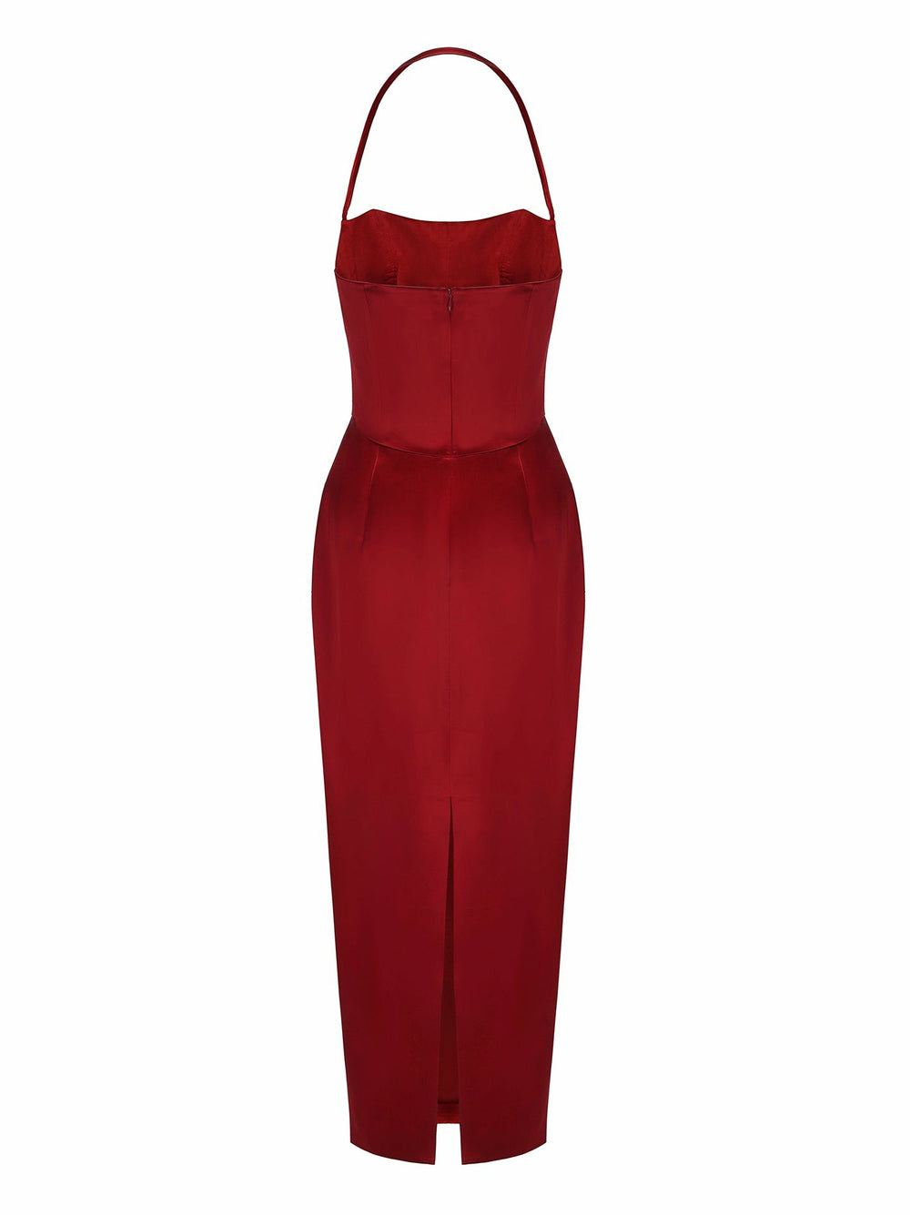 Serena Dress: Red Midi Dress for Cocktail Party | Nana Jacqueline