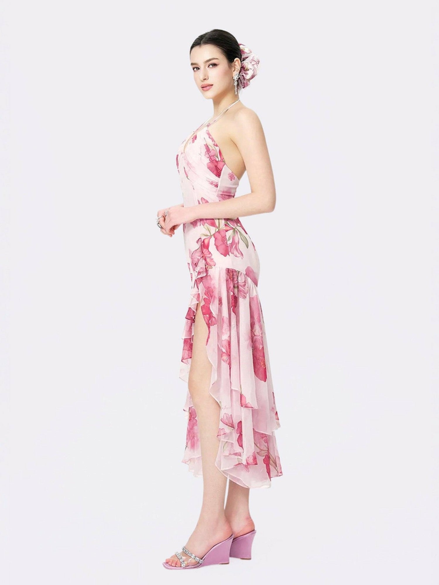 Vivienne Dress: Pink Dress for Garden Wedding Guest | Nana Jacqueline