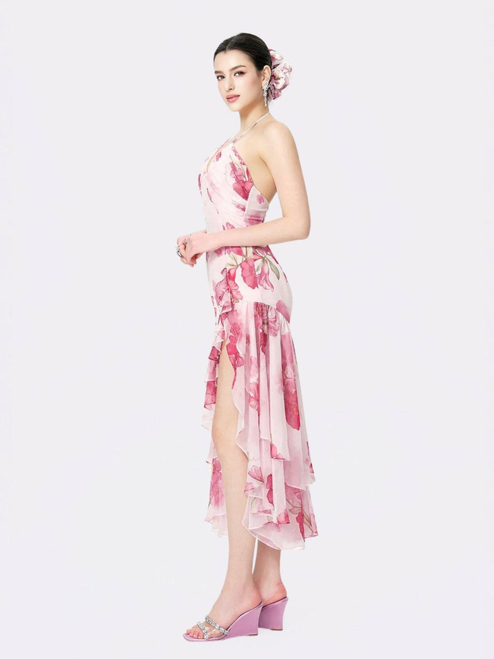 Vivienne Dress: Pink Dress for Garden Wedding Guest | Nana Jacqueline