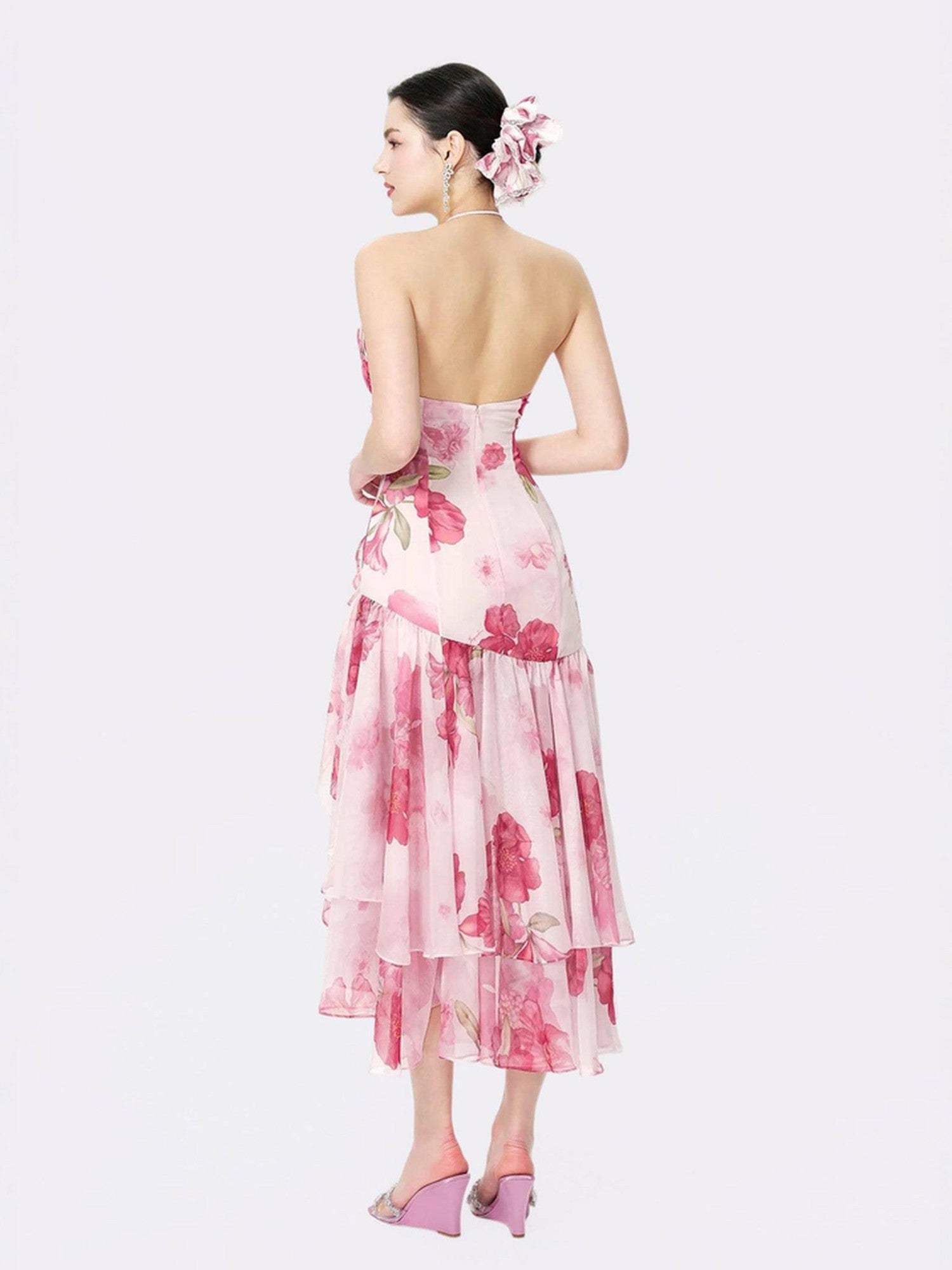 Vivienne Dress: Pink Dress for Garden Wedding Guest | Nana Jacqueline