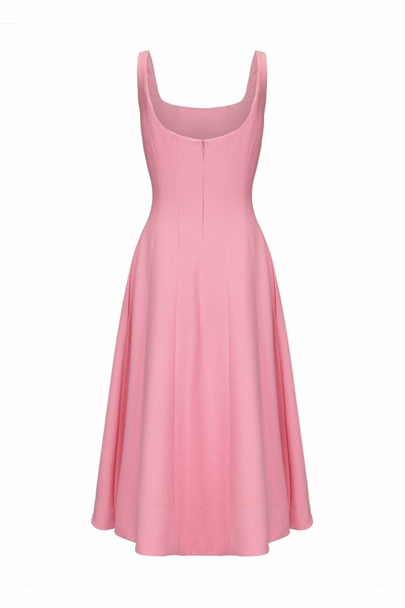 Josephine Dress: Pink Midi Dress for Garden Parties | Nana Jacqueline