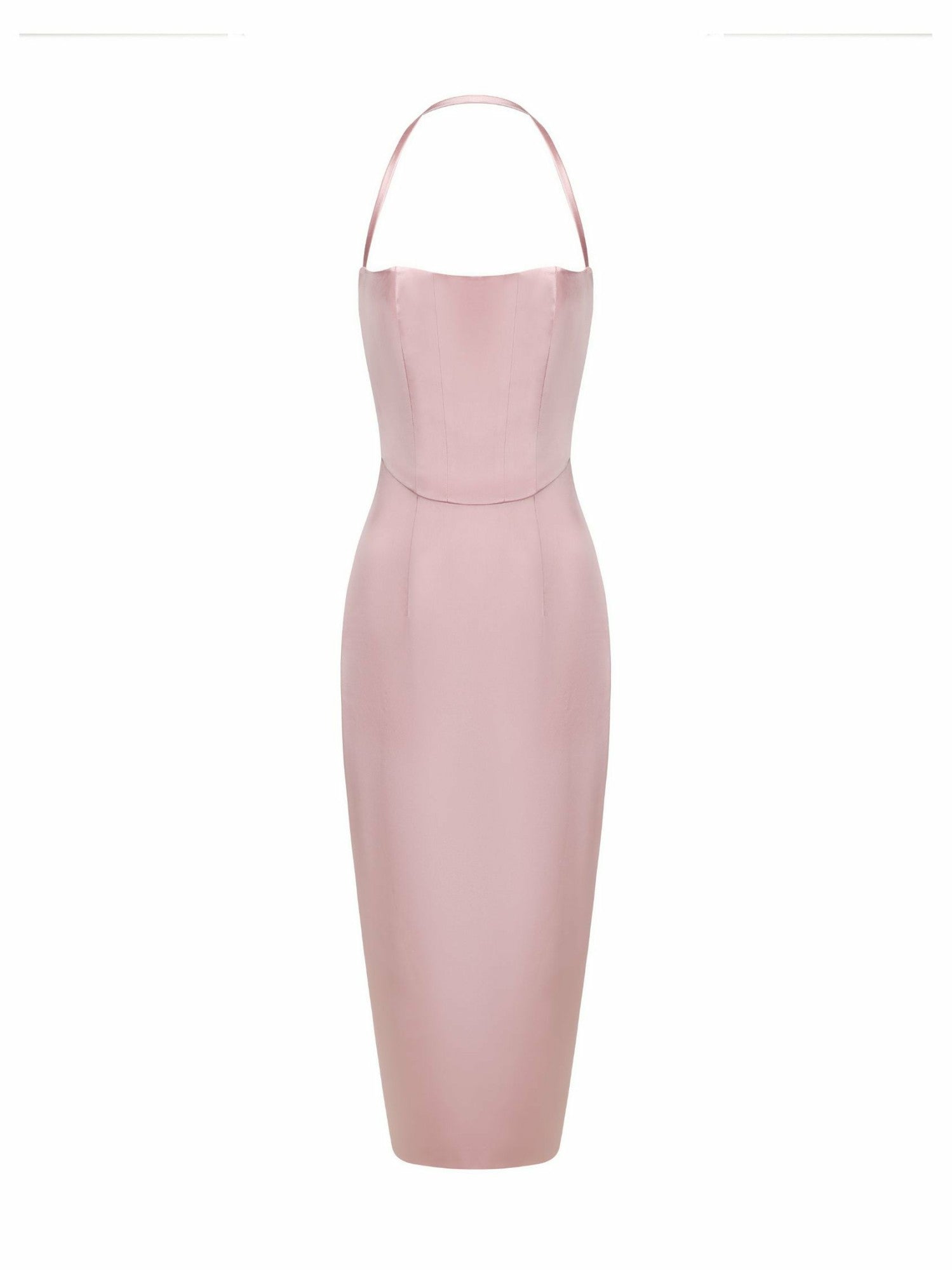 Serena Dress: Pink Midi Dress for Garden Wedding Guest | Nana Jacqueline