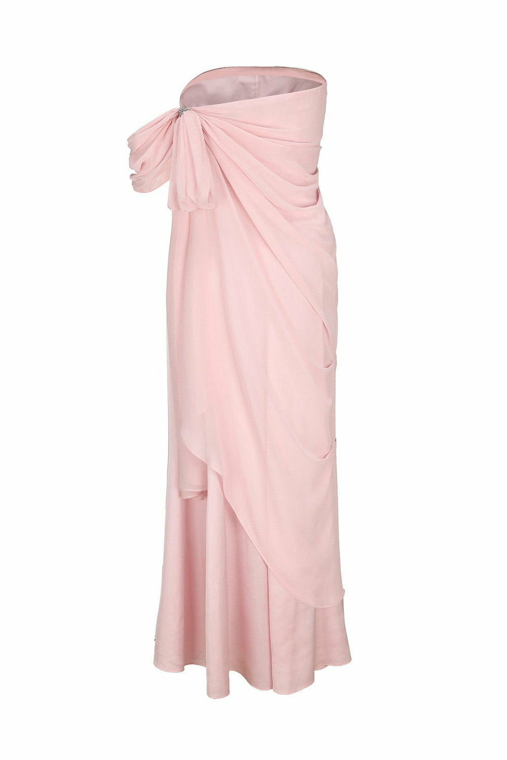 Lindsey Dress: Pink Midi Dress for Garden Wedding Guest | Nana Jacqueline