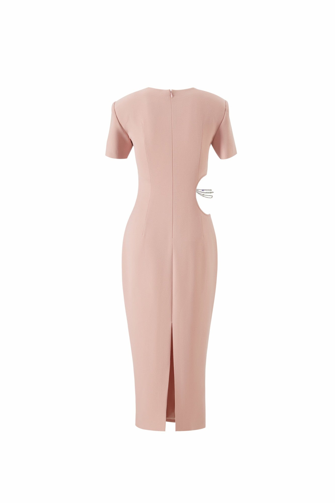 Zoe Dress: Pink Midi Dress for Cocktail Party | Nana Jacqueline