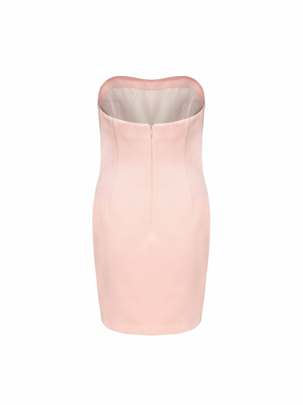 Annie Tube Top Dress: Pink Midi Dress for Graduation | Nana Jacqueline