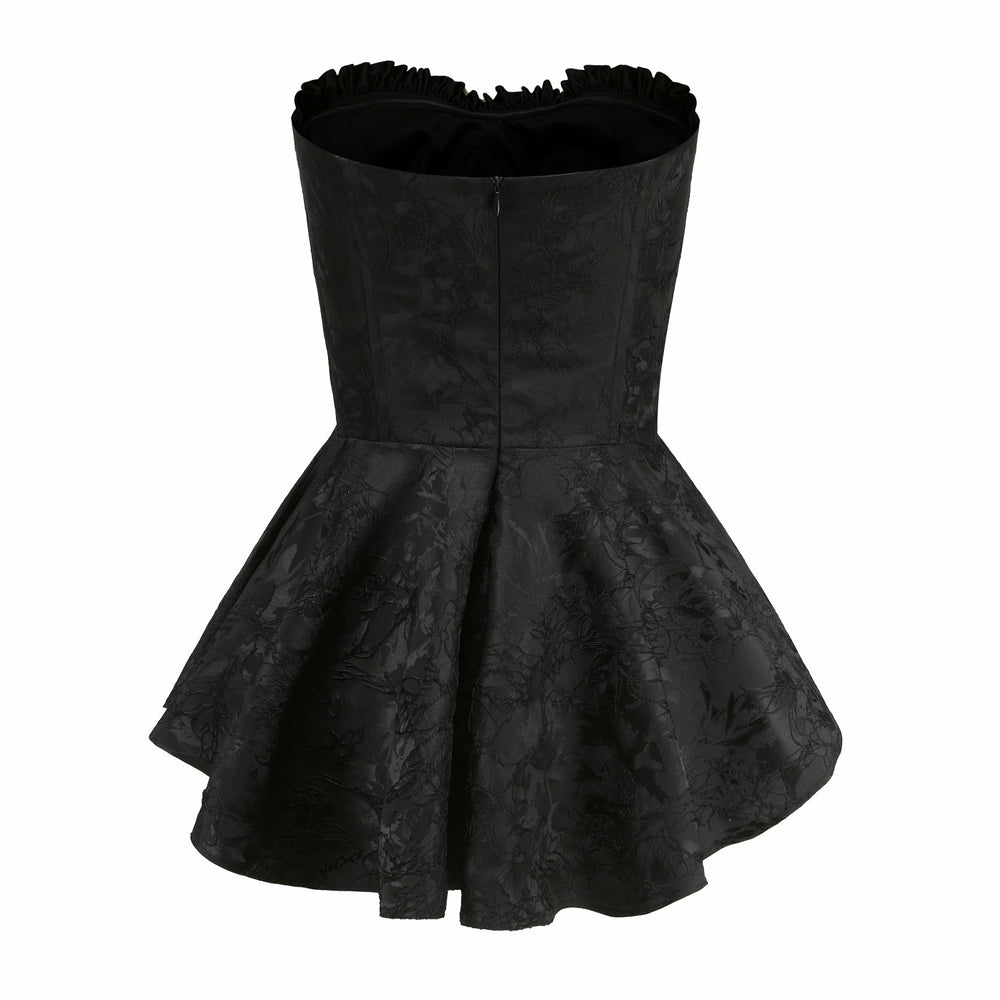 Airina Dress: Black Mini Dress for Cocktail Party | Nana Jacqueline