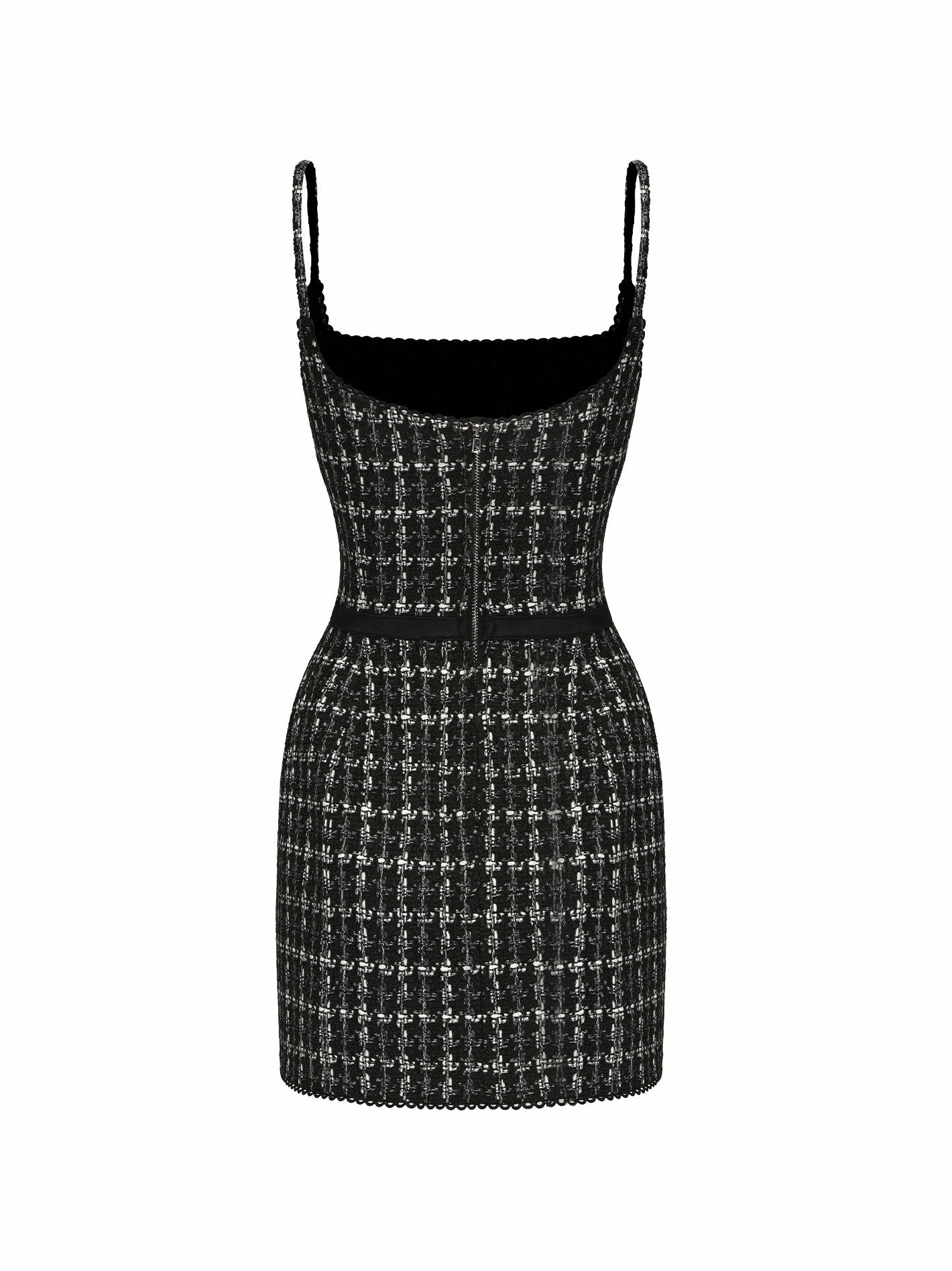 Talia Tweed Dress: Black Mini Dress for Cocktail Party | Nana Jacqueline