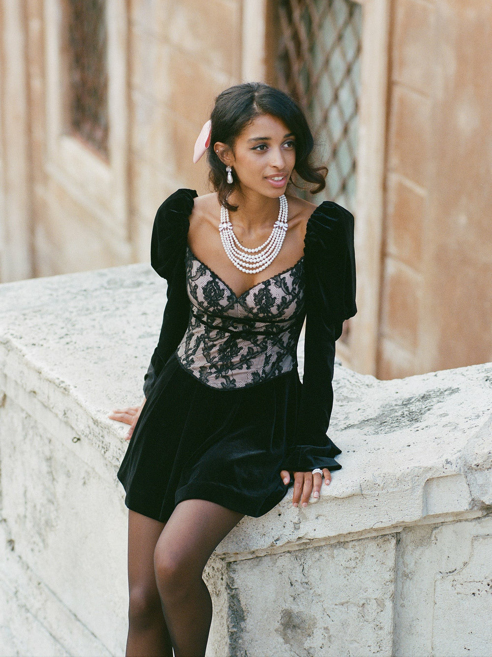 Evelyn Dress: Black Mini Dress for Cocktail Party | Nana Jacqueline