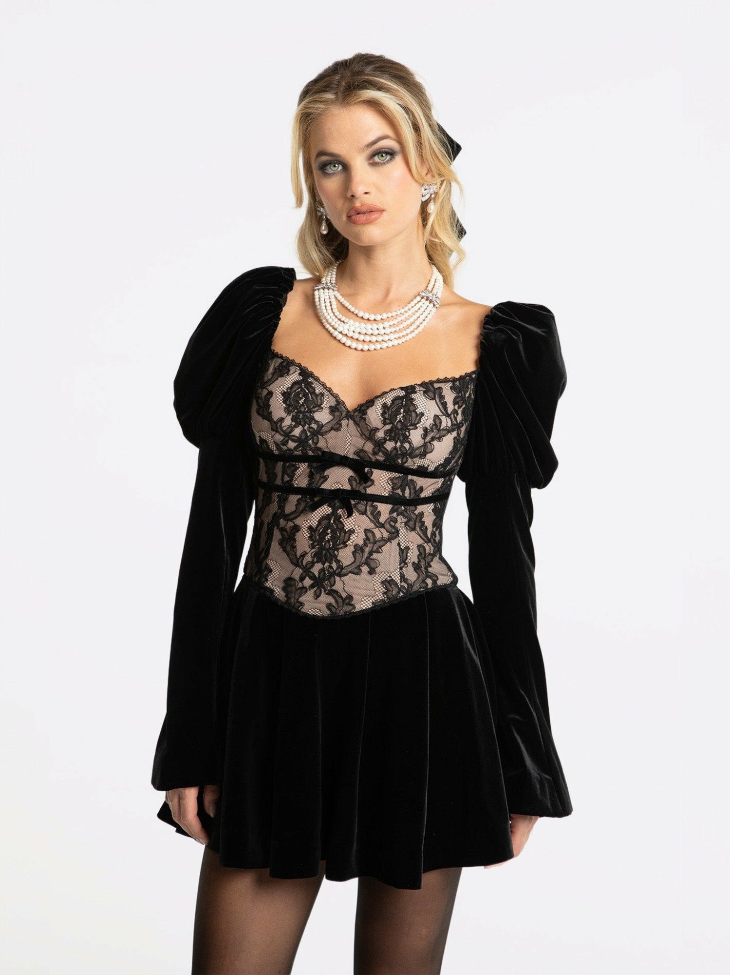 Evelyn Dress: Black Mini Dress for Cocktail Party | Nana Jacqueline