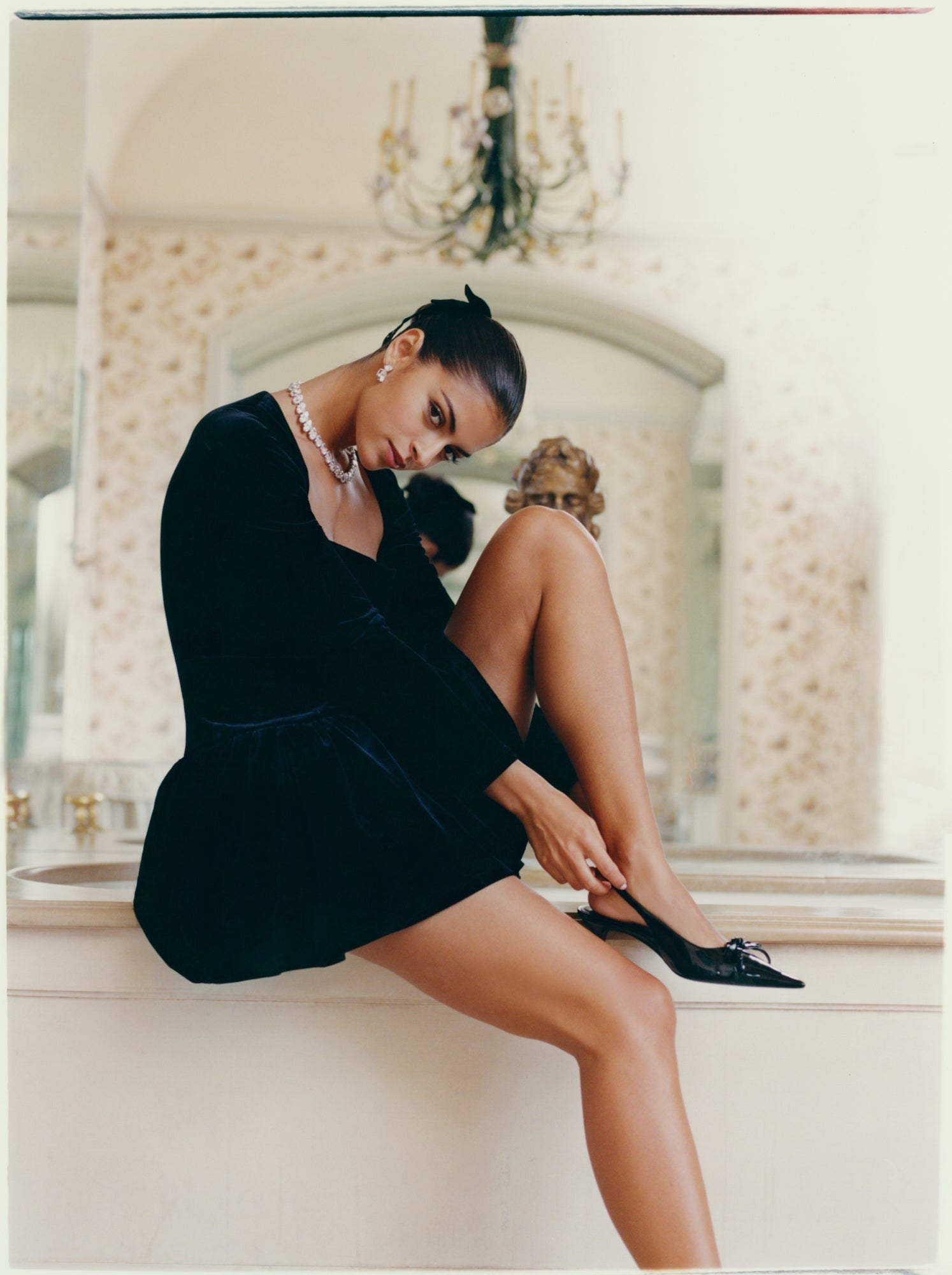 Audrina Dress: Black Mini Dress for Cocktail Party | Nana Jacqueline