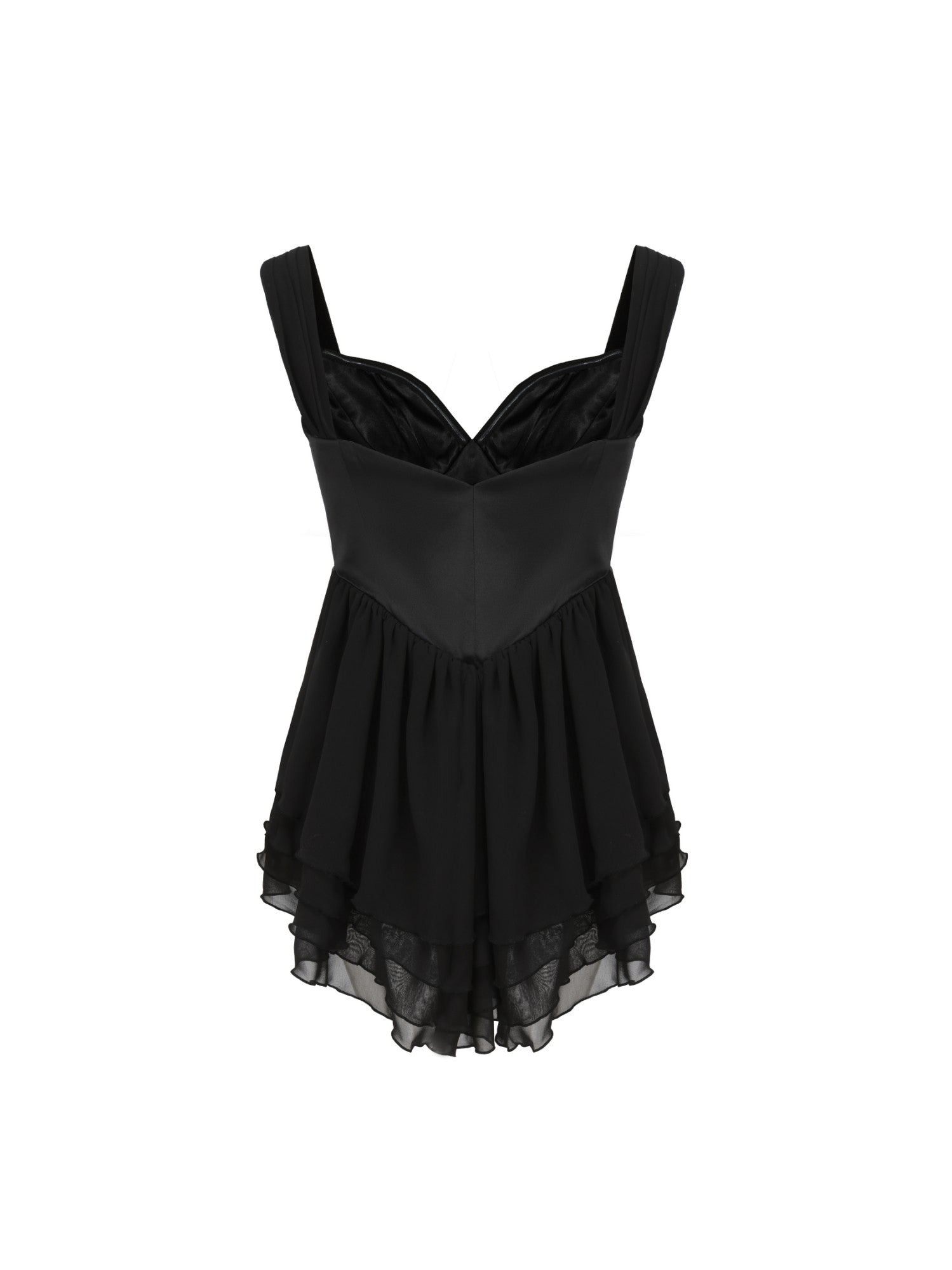 Sheila Chiffon Dress: Black Mini Dress for Date Night | Nana Jacqueline