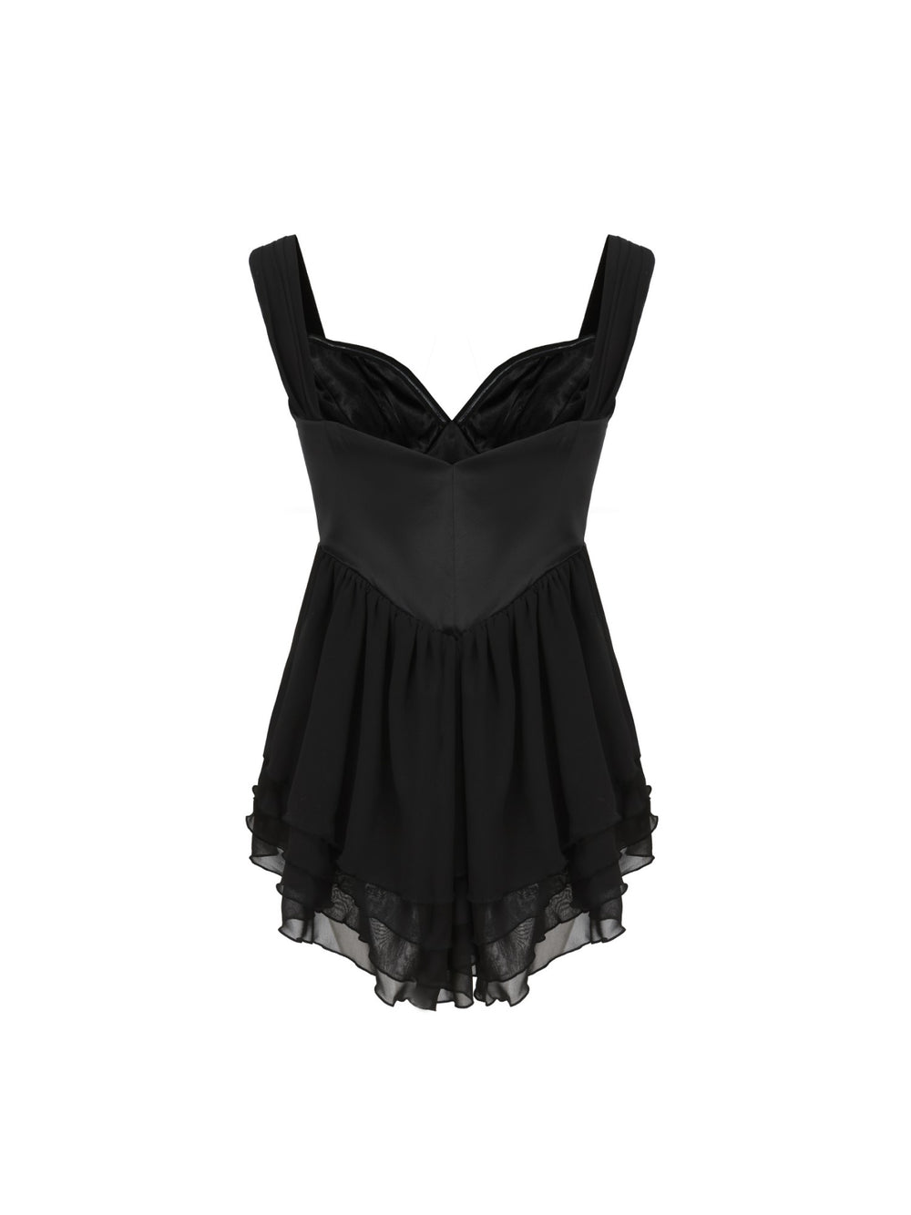 Sheila Chiffon Dress: Black Mini Dress for Date Night | Nana Jacqueline