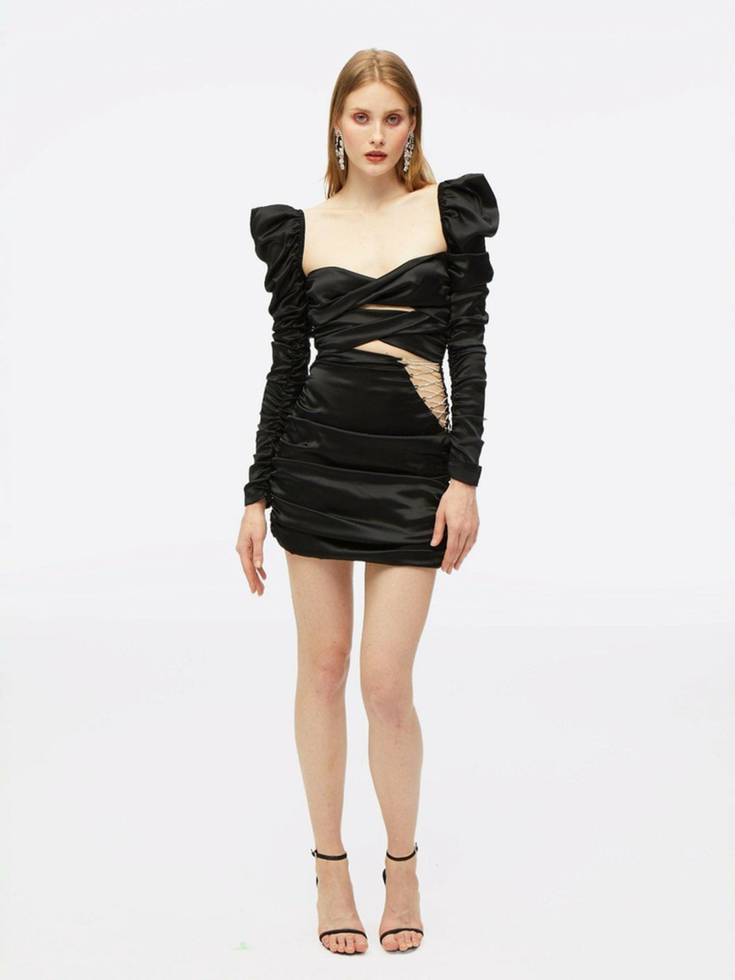 Bonnie Dress: Black Mini Dress for Girls' Night Out | Nana Jacqueline